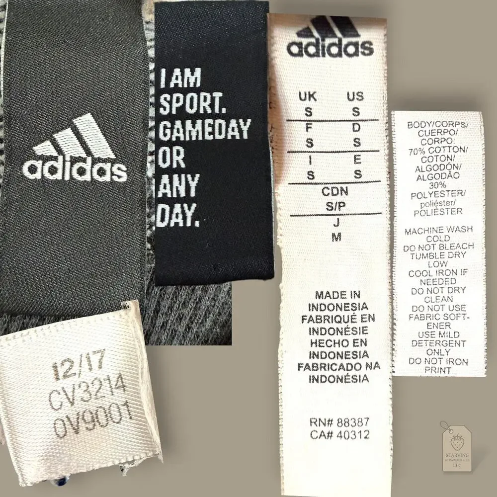 Adidas Sideline Black Crewneck Sweatshirt S | Mesh Logo CV3214